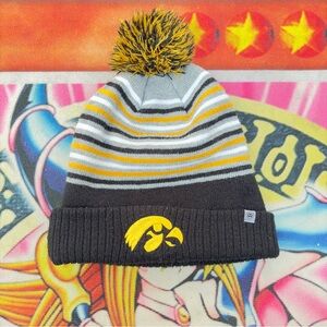 TOWCaps Iowa Hawkeyes Pom Beanie